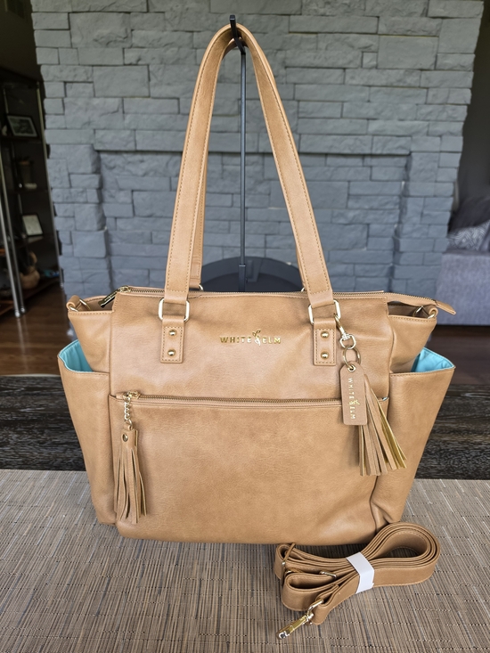 White Elm Handbags - White Elm Gemini Convertible Backpack/Tote Bag - ALMOND
